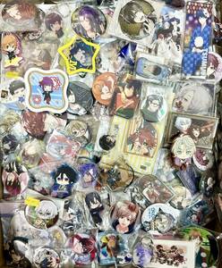 [100 start!! anime goods . woman series set sale ]860 piece and more ak Star k key rubber strap can badge etc. large amount 120 size ×1
