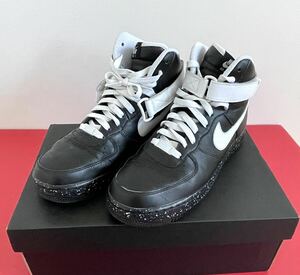 【27.5】【オリジナルデザイン】NIKE id スニーカー エアフォースハイ HI air force カスタム custom ブラック