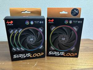 In Win[インウィン] SIRIUS LOOP ASL120 120mmファン ケースファン 中古3個パック＋新品シングルパック