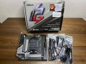 ASRock AMD B550 PHANTOM GAMING-ITX/ac AM4 Zen2 Zen3 itxマザーボード 最新BIOS更新済み