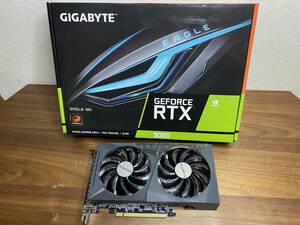 【美品・使用少】GIGABYTE[ギガバイト] nvidia GeForce RTX3050 EAGLE 8G [GV-N3050EAGLE-8GD] Ampere