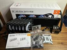 EKWB AIO Elite 360 D-RGB　CPUクーラー 簡易水冷 AM4 AM5 LGA1700 360mm_画像2