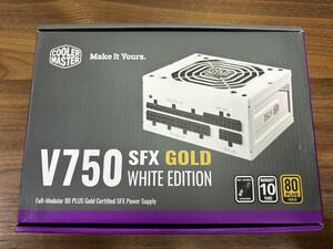 【美品・使用少】Cooler Master[クーラーマスター] V750 SFX 80PLUS GOLD WH PC電源 SFX電源 [MPY-7501-SFHAGV-WJ] ホワイト 自作PC