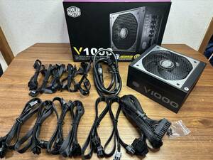 CoolerMaster [クーラーマスター] V1000 ATX電源 80PLUS GOLD 1000W フルプラグイン [RS-A00-AFBA-G1]