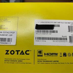 ZOTAC[ゾタック] nvidia GeForce RTX3080ti AMP Holo 12GB [ZT-A30810F-10P] Ampere GPUホルダー付きの画像6