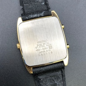 [A]時計(サ60)★[[WH-11496]]★SEIKO(セイコー)★H601-5050★アラーム ハイブリッド デッドストック★稼働品★の画像6