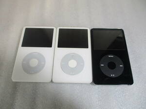 送料600円 Apple iPod Classic 30GB A1136 3台セット