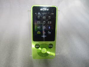 x1 SONY ウォークマン NW-S784 動作品 8GB ライムグリーン　初期化済