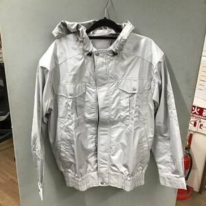 【中古】 空調服株式会社 空調服 Lサイズ フルセット 長袖ブルゾン(フード付き) 色：シルバー 【桶川店】