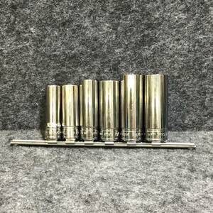 【中古】スナップオン(Snap-on) 3/8SQ インチディープソケットセット 6個【桶川店】