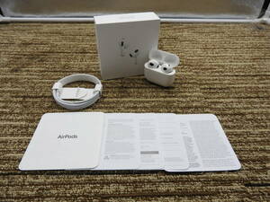 [ прекрасный товар ]Apple Apple * беспроводной слуховай аппарат AirPods no. 3 поколение MME73J/A* б/у товар [ управление NCA7692]