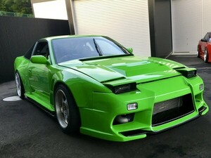 GT仕様　当店オリジナルエアロ　フロントバンパー　180ｓｘ　　FRP　新品　