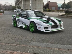 180ｓｘ　フロントフェンダー　GT仕様　当店オリジナル　新品エアロ　FRP　55ｍｍ