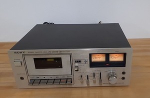 L0506-01　テープレコーダー SONY STEREO CASSETTE DECK TC-2350SD RCAケーブル 2本付