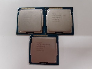 L0531-18　CPU3個セット　INTEL COREi7-3770 SR0PK 3.40GHZ