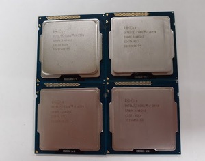 L0531-14　CPU4個セット INTEL　COREi7-3770 SR0PK 3.40GHZ