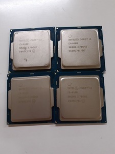 L0530-16　CPU　4個セット　INTEL　COREi3-6100　SR2HG　3.70GHZ