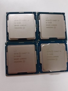 L0530-19 CPU4 piece set INTEL COREi5-9400 SRG0Y 2.90GHZ