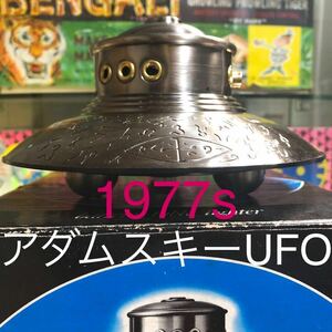 ブリキロボット　アダムスキー型UFO UFO アダムスキー 宇宙船 卓上ライター ライター ブリキ玩具 ブリキ製UFO ブリキUFO 宇宙人　ブリキ