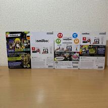 【新品・未開封】 amiibo スプラトゥーンシリーズ オクトリング（ブルー） インクリング（イエロー） ホタル コジャケ２体 Nintendo Switch_画像2