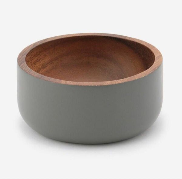 ACTUS ACACIA BOWL Sサイズ(R9.5cm) グレー　2点