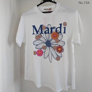 マルディメクルディ Mardi Mercredi Tシャツ ホワイト×ネイビー