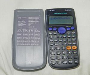  Casio . number count machine fx-373ES[ used operation verification goods ]