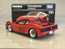 ☆トミカプレミアム 06☆FERRARI TESTAROSSA☆フェラーリ テスタロッサ☆『アルミ深リム ローダウン カスタム』☆ワル仕様☆_画像4