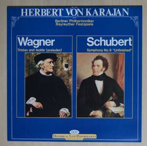 カラヤン／ベルリン・フィル【1960年1952年　ライブ音源】シューベルト／交響曲第8番「未完成」ワーグナー／トリスタンとイゾルデ・前奏曲