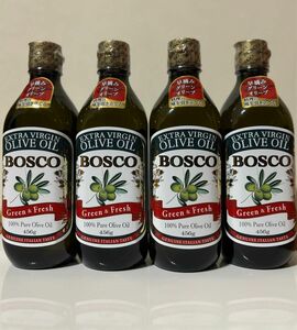 新品　未開封　BOSCO ボスコ エキストラバージン オリーブオイル　4本セット　456g