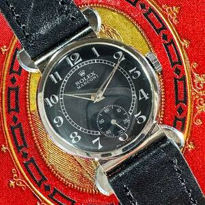 ROLEX【ロレックス マルコーニ】1930年代★アンティーク ビンテージ 高級腕時計 手巻き★IWC オメガ ピアジェ エルメス好きの方にも★1041