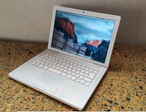 【美品】MacBook 5,2 A1181 13-inch, Mid 2009/メモリ4G/バッテリー正常/OS Elcapitan 動作確認済み/USBリカバリ付属