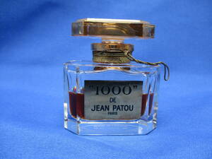 【7773】★送料無料★ JEAN PATOU ジャン パトゥ 1000 パルファム 15ml 残5割