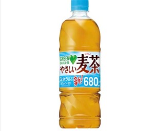 0605/0912 サントリー グリーンダカラ やさしい麦茶 お茶 麦茶 ペットボトル 680ml ×24本　同梱不可　飲料 期限2025.8