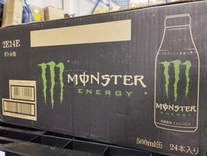 0605y2007 Asahi drink Monster Energy bottle can 500ml×24ps.@[ energy drink ]* including in a package un- possible *