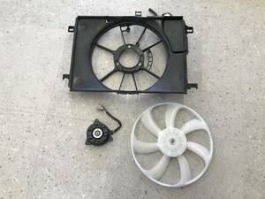 **2405-IF44 Toyota original 5BA-MXPA15 Yaris fan shroud fan fan motor attaching 16711-15290 16363-K0010 secondhand goods 