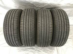 □□2405-139 深溝タイヤ DUNLOP ENASAVE EC204 215/60R16 2021年製 4本セット カムリ クラウン エスティマ ヴェゼル オデッセイ CX-3