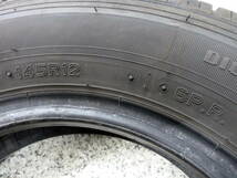 ●●2405-NT8L 激安送料！ DUNLOP ダンロップ ENASAVE エナセーブ VAN01 2023年製 145R12 6PR LT 1本 8分山 バリ山！_画像7