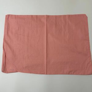 新品未使用 枕カバー サーモンピンク ピロケース 43×63