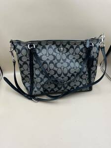 [ beautiful goods ]COACH Coach shoulder bag diagonal .. handbag 2WAY signature lady's 