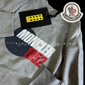 新入荷 本物 新品 40874206 MONCLERモンクレール1952/CREWNECK WITH ROGO サイズXL 大人気 限定 高級ブランド スウェットトレーナー 