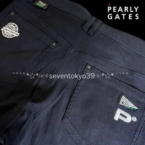 新入荷 本物 新品 40979187 PEARLY GATESパーリーゲイツ/7(3L)超人気 ストレッチドビーパンツ 透け・汚れ・日焼け防止 通気性 吸水性　