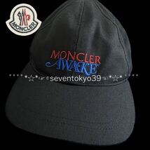 新入荷 本物 新品 4073616 MONCLER モンクレール/1952/AWAKE/大人気 BASEBALL CAP ベースボールキャップ 調節可　_画像1