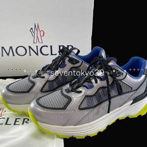 新入荷 本物 新品 51007416 MONCLERモンクレール/ LITE RUNNER スニーカー/ サイズ42(日本サイズ27㎝相当) シルバー