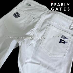 新入荷 本物 新品 40977186 PEARLY GATESパーリーゲイツ/6(LL)超人気 ストレッチドビーパンツ 透け・汚れ・日焼け防止 通気性 吸水性