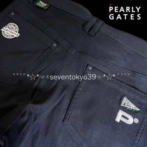 新入荷 本物 新品 41161185 PEARLY GATESパーリーゲイツ/5(L)超人気 ストレッチドビーパンツ 透け・汚れ・日焼け防止 通気性 吸水性