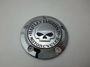  Harley original 32975-04A Willie G* Skull timer cover Dyna Softail touring Point cover 