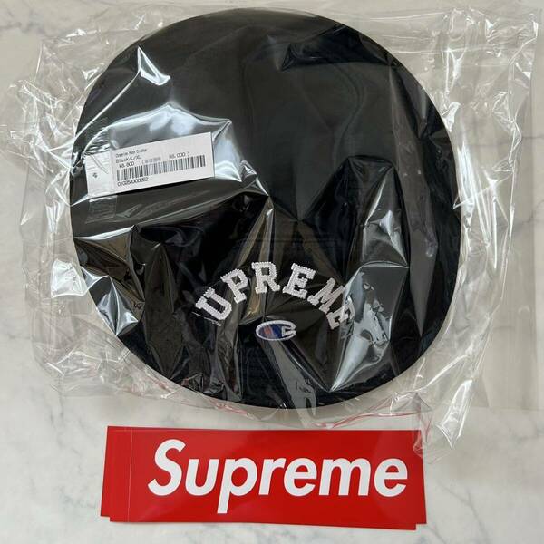 送料無料★【新品】Supreme Champion Mesh Crusher Black シュプリーム チャンピオン メッシュ クラッシャー ブラック バケットハット 黒