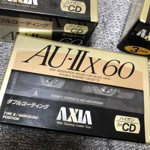 7本セット AXIA カセットテープ AU-IIx 60 ハイポジ AU-2xの画像3