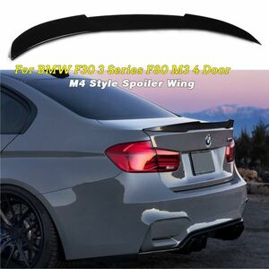 【送料無料】トRunXポイラー カーボン リアスポイラー BMW F30 3 Series 4 doorsedan 2012-2018 F80 M3sedan2014-2019